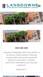 Mobile Screenshot of lansdownepublishing.com
